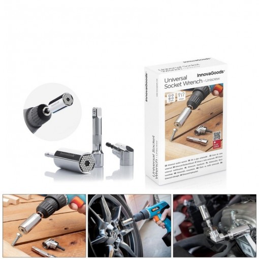 Universal Socket Wrench with Accessories Uniscrew InnovaGoods