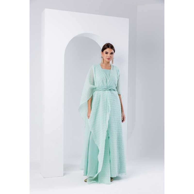 Mint Green Flowy Kaftan Mint Green Flowy Kaftan