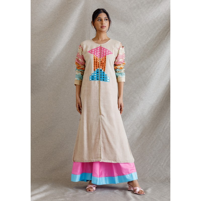 Jaipur Dress Green Polka Dot