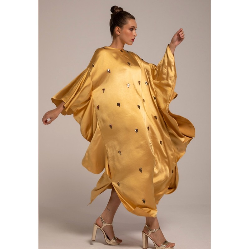 slim fit dress slacks Golden Villa Caftan Kaftan Dress – Jennafer Grace main image 1