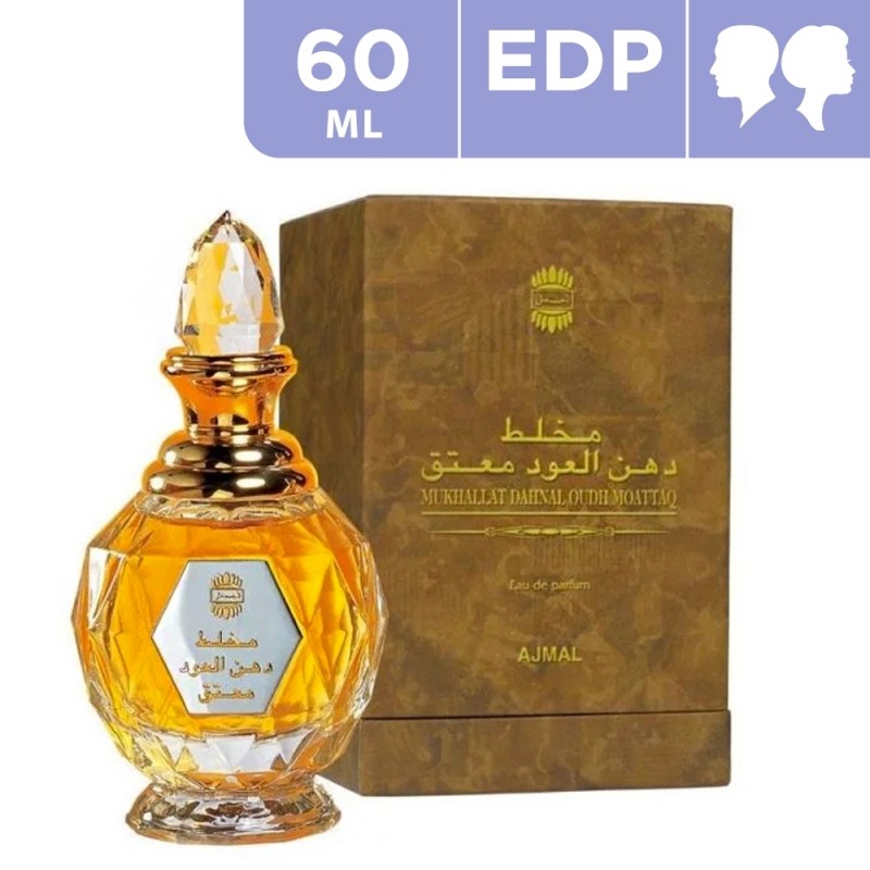 Ajmal Mukhallat Dahn Al Oudh Moattaq 香水 Ajmal Mukhallat Dahn Al Oudh Moattaq For Unisex EDP 60 ml
