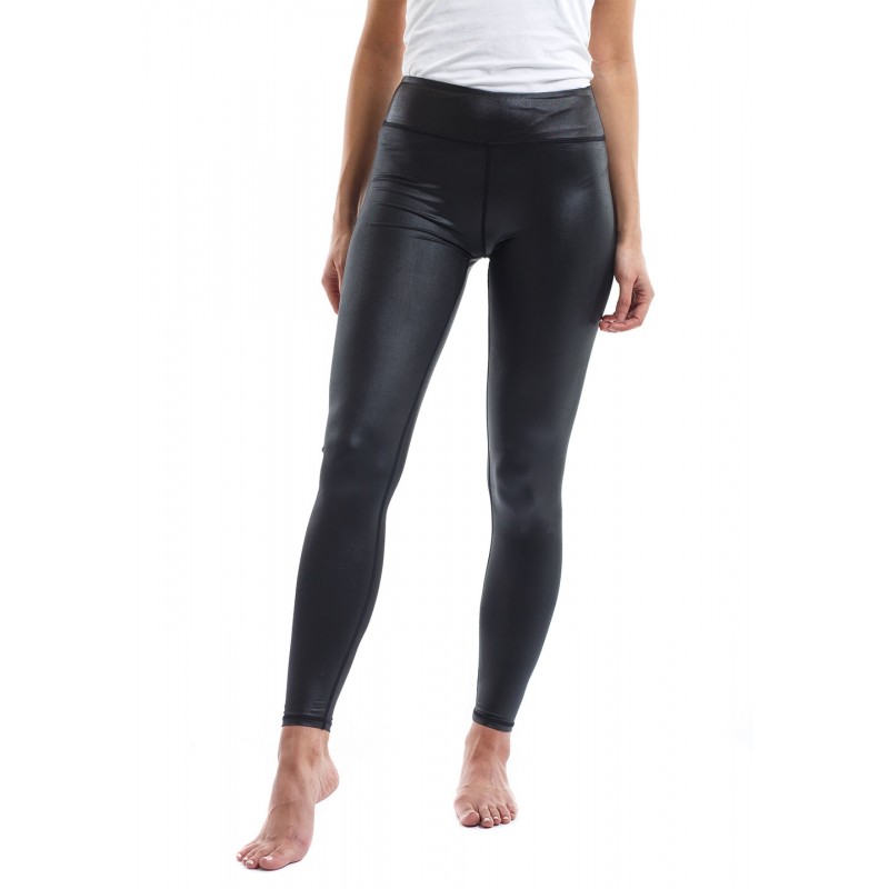 Black Metallic Leggings