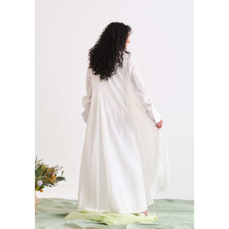BUTTON SHOULDER KAFTAN MAJOLICA