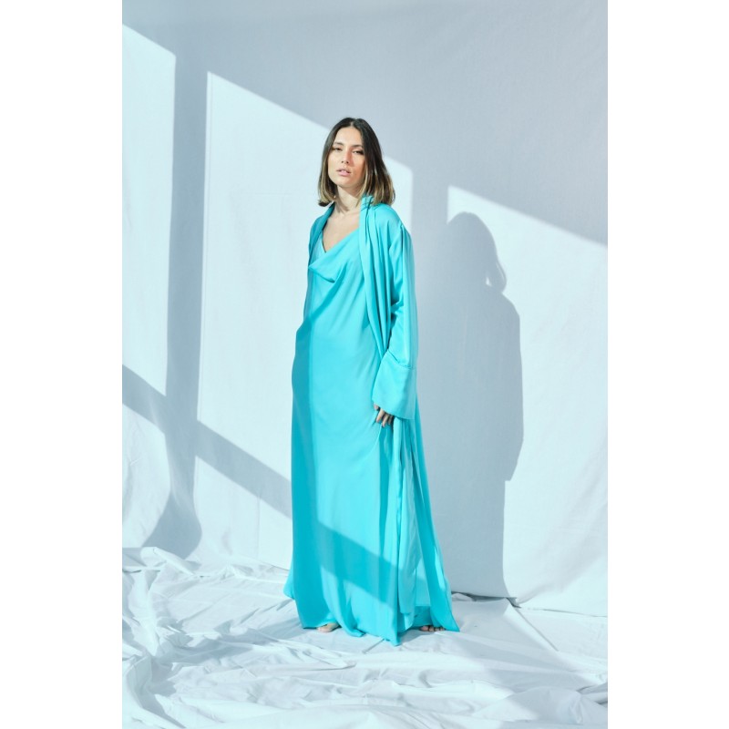 blue off the shoulder dress formal Simple satin long prom dress, blue evening Type|cl:6-Drawer Hidden back zipper/clasp SCH007558_WR_XL Bardot Ruched Side Mini