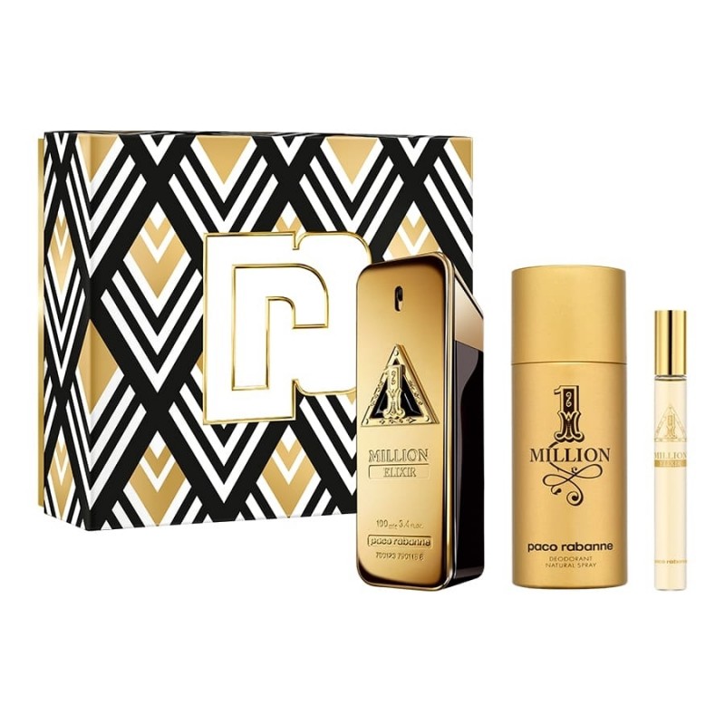 Paco Rabbane 1 Million Elixir For Men Set 3 Pieces
