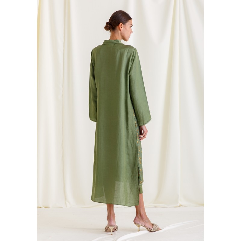 CARBON KAFTAN - EGG SHELL