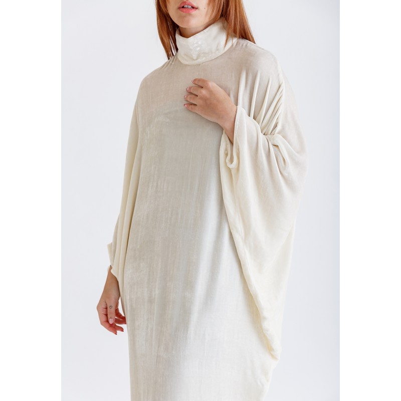 Terracota High Collar Kaftan