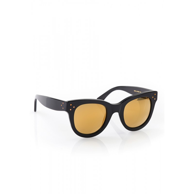 Gold mirror sunglasses