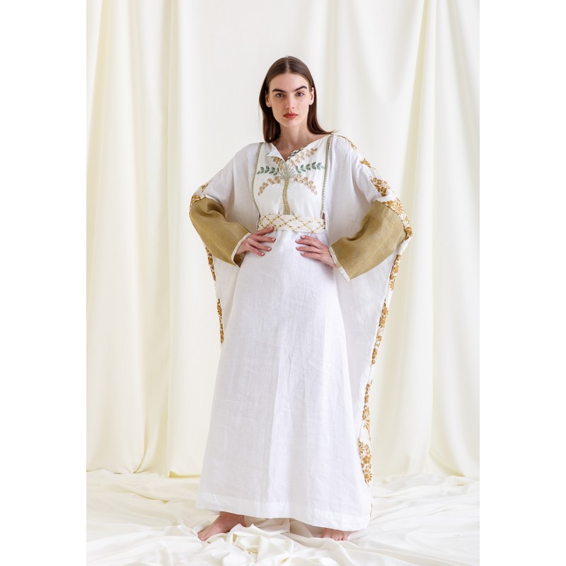 sachin and babi light blue dress White Kaftan main image 0