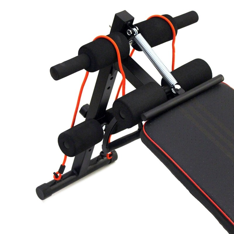 Hima Multifunctional Training Bench with Rowing Machine - Black