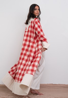 Checkered In Red