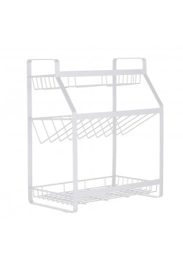 Metal Kitchen Rack By Taw9eel Essentials - White