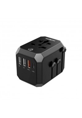 Moxom Global Travel Adapter with USB Charger