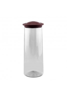 Large Cylindrical Kitchen Storage Canister By Taw9eel Essentials - Red