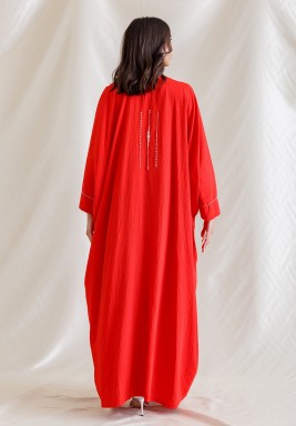 Enchanted Red Bisht Set