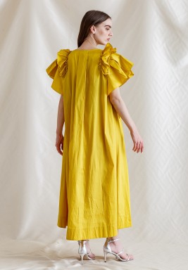 Daisy Ruffles Kaftan