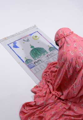 Color & Pray Kids Creative Prayer Mat Gift Set with Colors