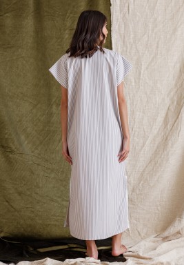 Multi Colored Short Sleeves Dishdasha