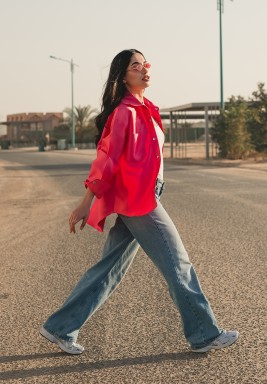 Bubble Gum Oversized Shirt