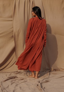 Brick Side Belt Kaftan