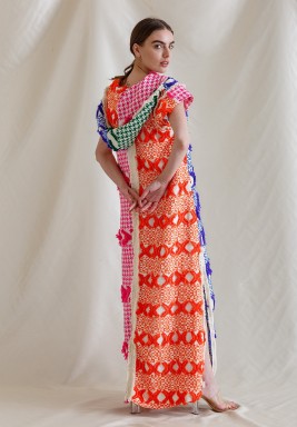 Colorful Hoody Kaftan