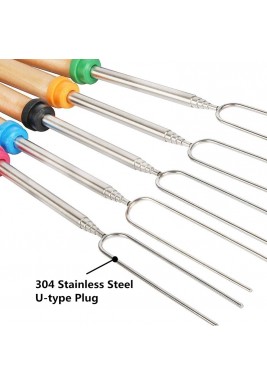 Kashta Expandable BBQ Skewers with Carry Bag 8 Pieces 