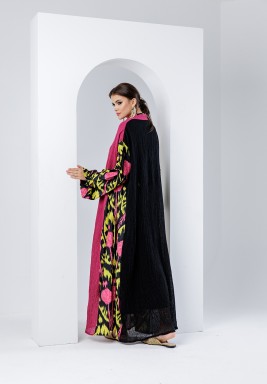 Fushia Printed Kaftan