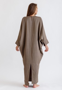 Taupe Cuffs Kaftan