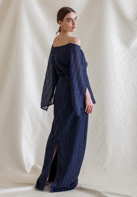 Jewel Dress in Navy Blue
