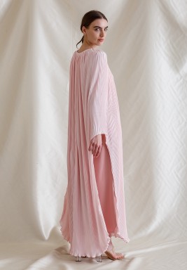Pink Pleated Dress