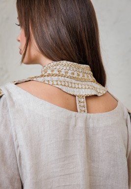 Open Neckline Kaftan