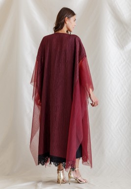 Burgundy Glamour Kaftan