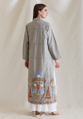 Wrap Jacket Two-Piece Kaftan