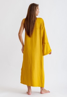 Mustard One Sleeve Dress
