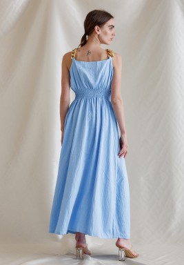 Gold Embellished 2 Piece Dress