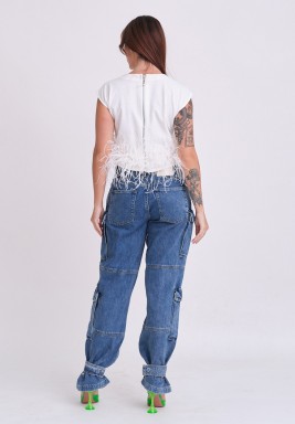 White Feather Tee 
