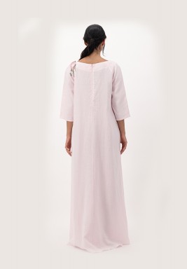 Pink Linen Dress 