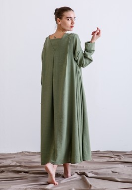 Green Flowy Kaftan