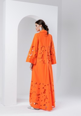 Orange Shirt Kaftan 