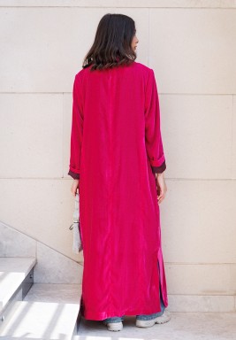 Fuchsia Velvet Jacket