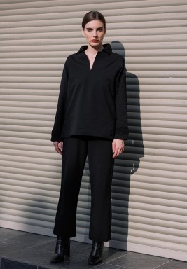 Black Vera Trouser