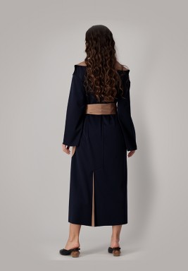 Navy Blue & Beige Jacket