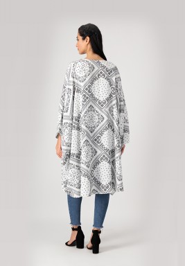 Mariposa Cut Cardigan on Rayon Silk