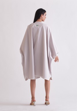 Gray & White 3 Piece Short Set