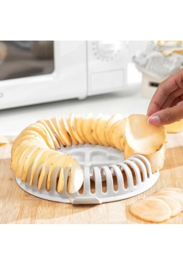 Innovagoods Homemade Microwaveable Chips Set with Mandolin and Recipes