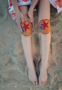 Star Fish Knee Cover for Tanning