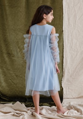 Light Blue Tulle Dress 
