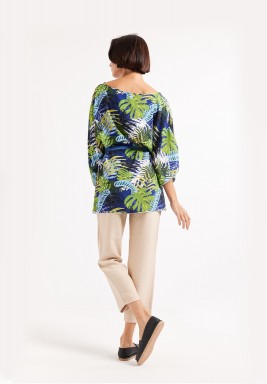 Lula Tropical Coverup - Blue