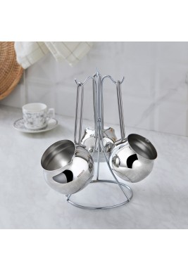Karaca Alya Steel Coffee Pot Set 3 Pieces