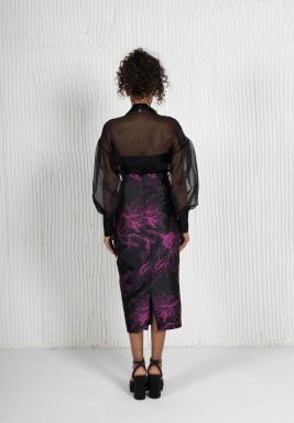Jacquard Printed Skirt